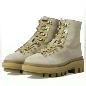 NWOT AllSaints Wanda Sherling Boots